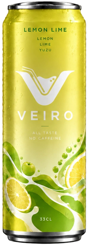 VEIRO Lemon Lime, burk med smak av citron, lime och yuzu
